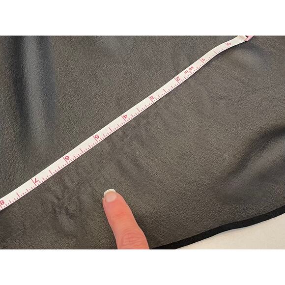 Express Black Silk Chiffon Sleeveless Cocktail Midi Dress, A-Line Size 9-10 - Picture 11 of 11